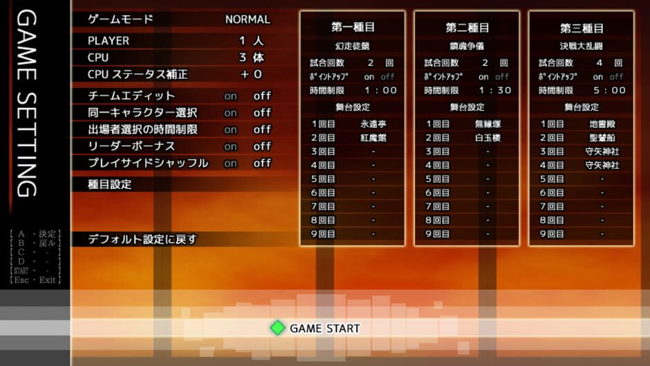 Screenshots Touhou Daiundousai