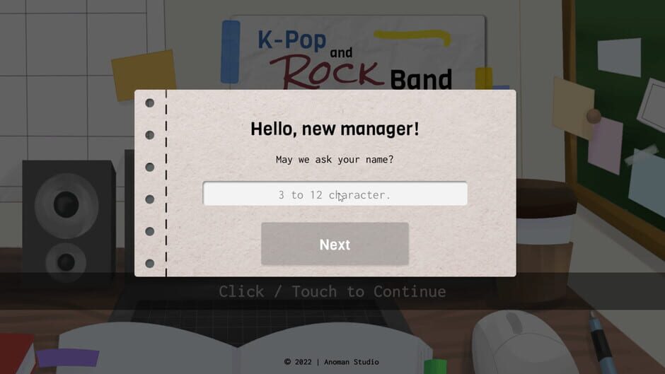 K-Pop & Rock Band Manager Screenshot