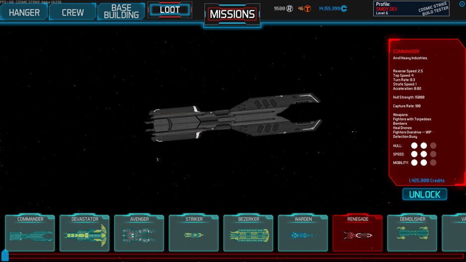 Cosmic Strike: The Last Sub Sector Screenshot