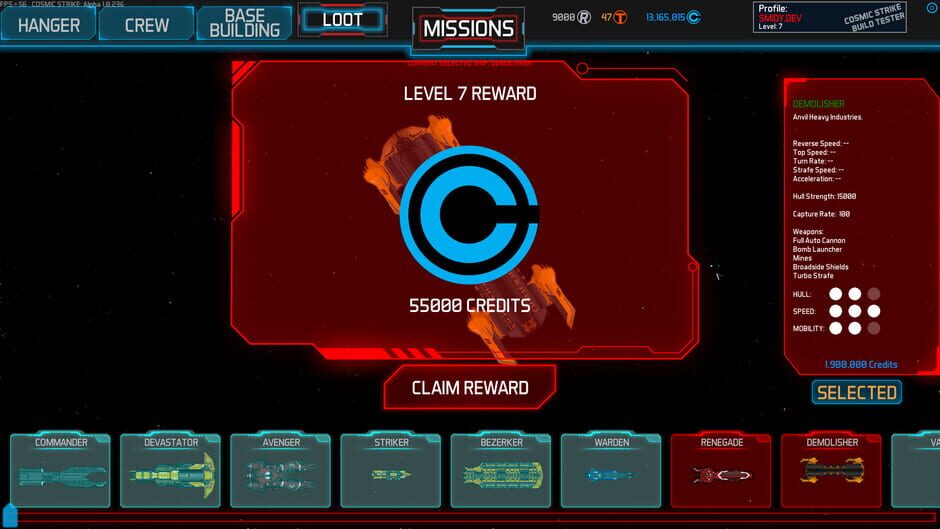 Cosmic Strike: The Last Sub Sector Screenshot