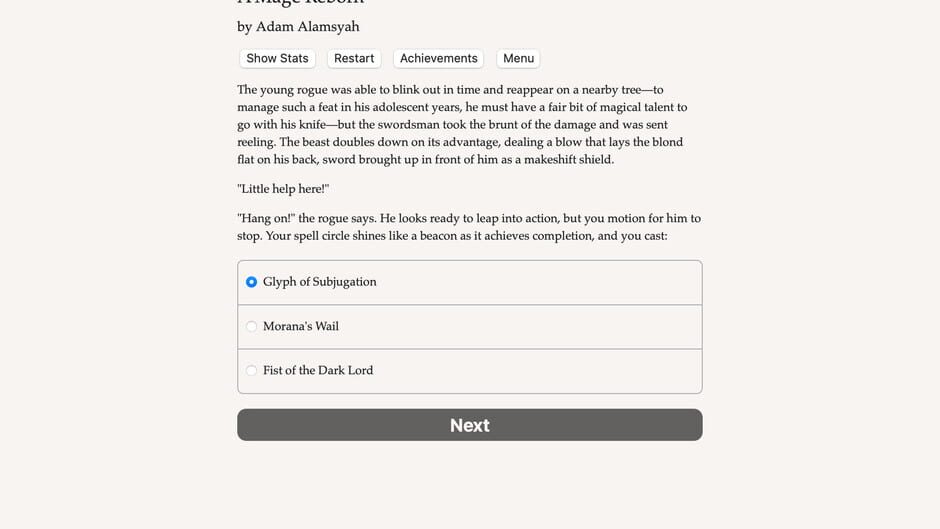 A Mage Reborn Screenshot