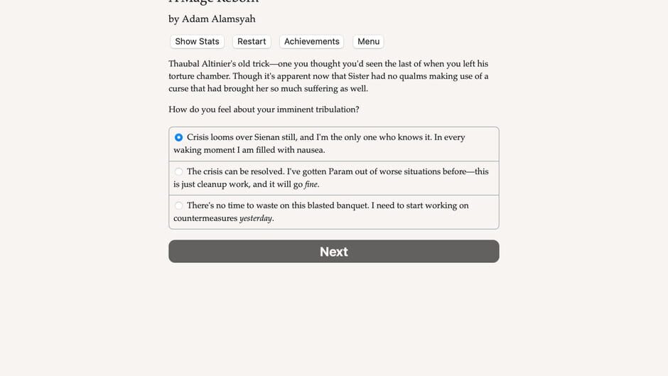 A Mage Reborn Screenshot