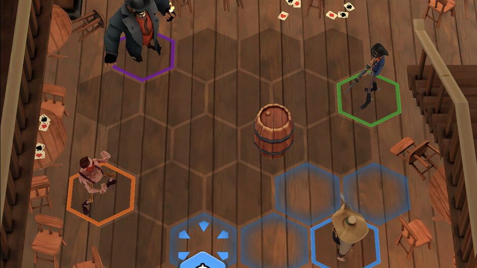 สกรีนช็อตจาก Pocket Cowboys: Wild West Standoff (รูปที่ 3)