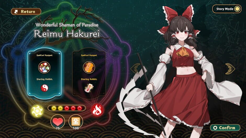 Touhou: Lost Branch of Legend Screenshot