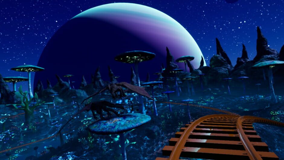 สกรีนช็อตจาก VR Jurassic island roller coaster (รูปที่ 3)