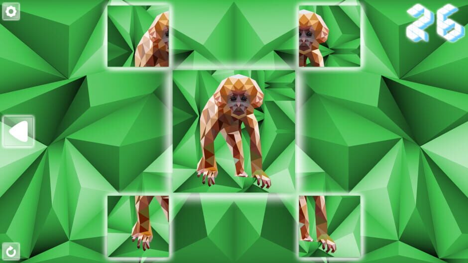 Poly Puzzle: Primates Screenshot