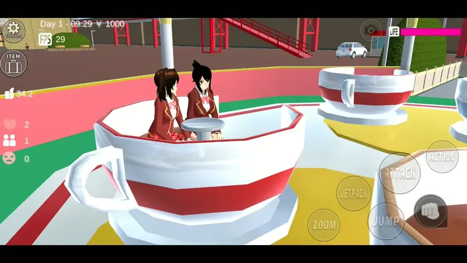 Кадър от Sakura School Simulator