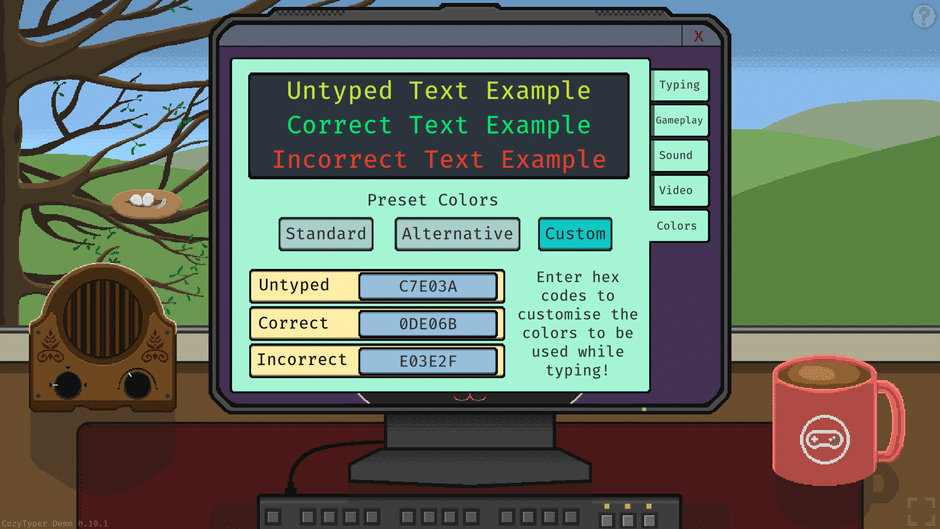 CozyTyper Screenshot