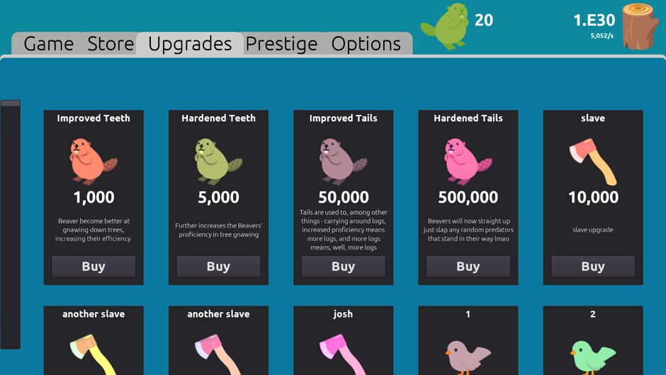 Beaver Clicker Screenshot