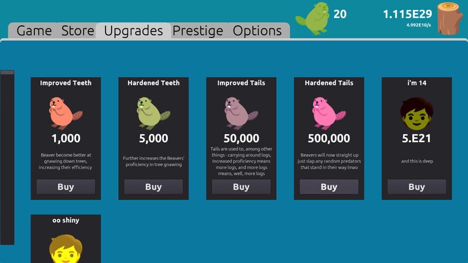 Beaver Clicker Screenshot