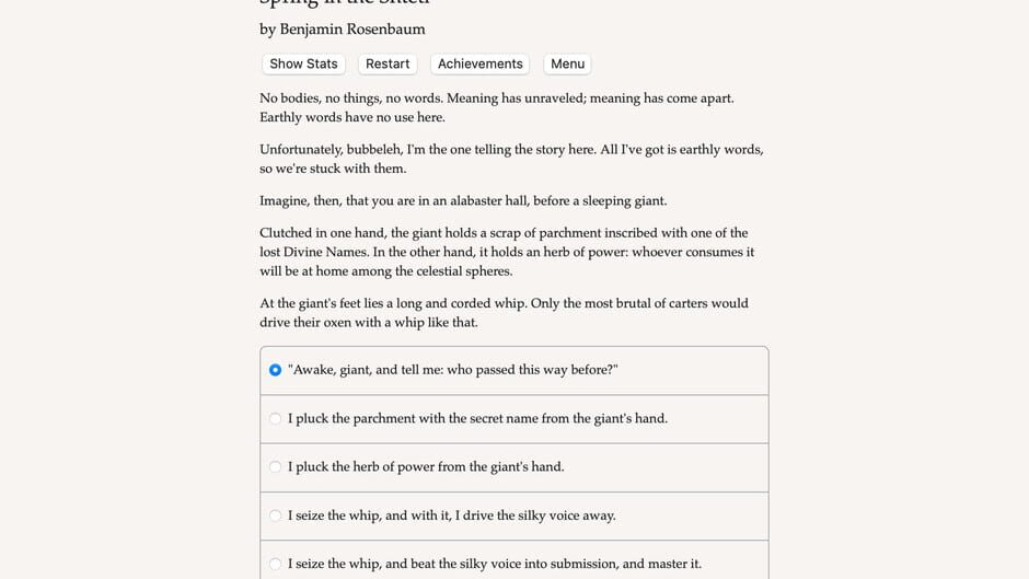 The Ghost and the Golem Screenshot