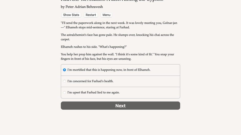 Heavens' Revolution: A Lion Among the Cypress Screenshot