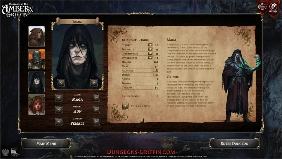 Кадър от Dungeons of the Amber Griffin