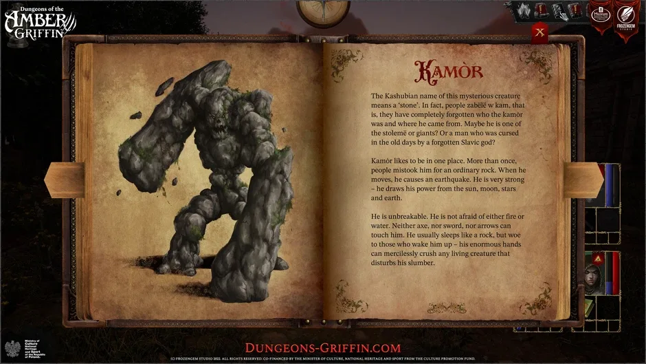 Кадър от Dungeons of the Amber Griffin