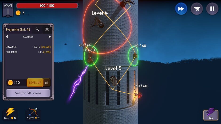 Monos: The Endless Tower Screenshot