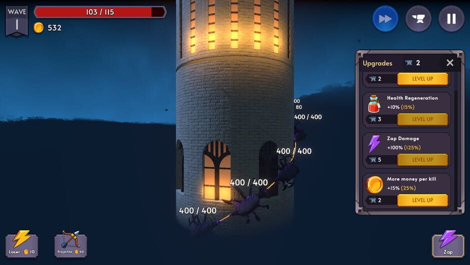 Monos: The Endless Tower Screenshot