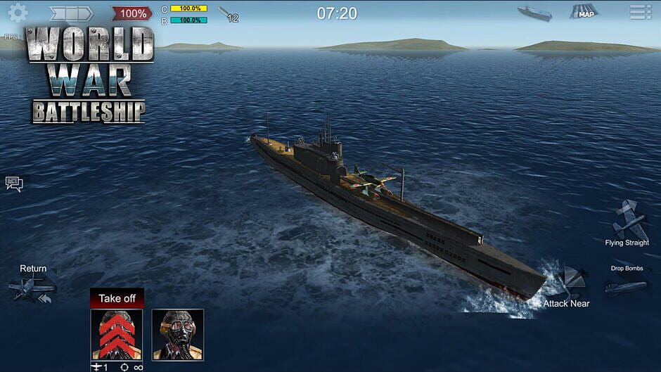 สกรีนช็อตจาก World War Battleship: The Hunting in Deep Sea (รูปที่ 6)