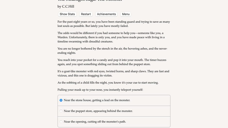 Midnight Saga: The Monster Screenshot