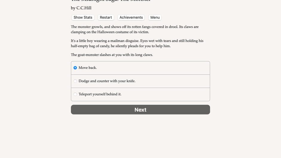 Midnight Saga: The Monster Screenshot