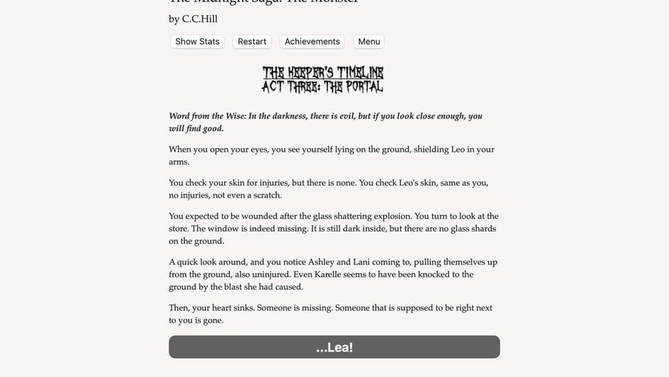 Midnight Saga: The Monster Screenshot