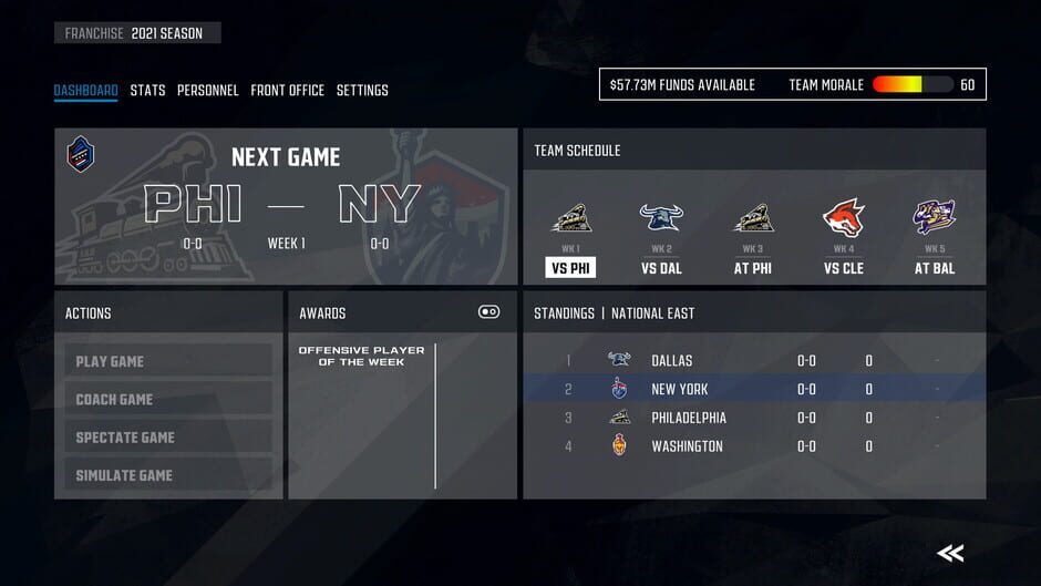 Axis Football 2023 Screenshot