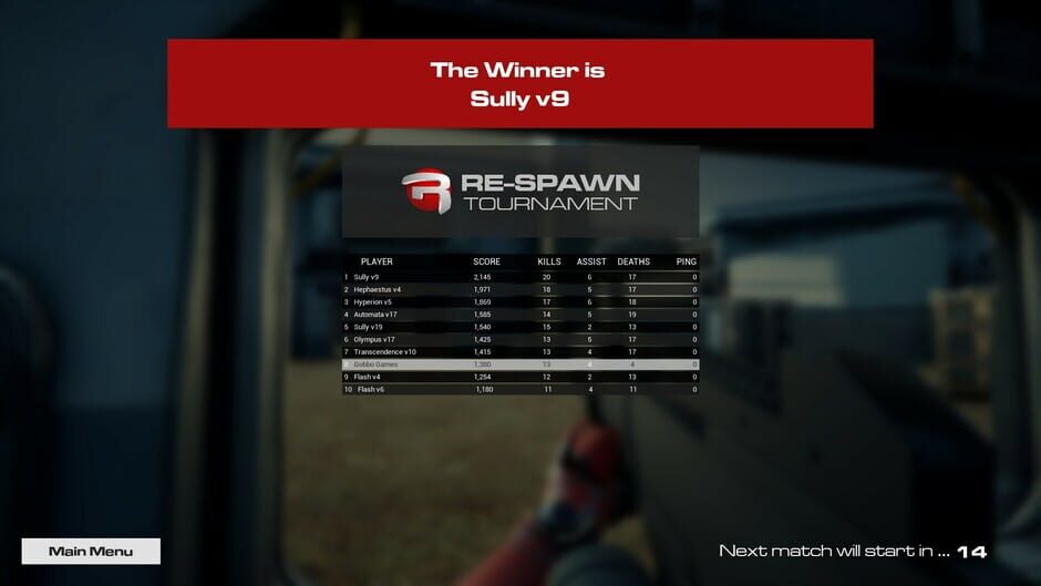 Re-Spawn Tournament Screenshot