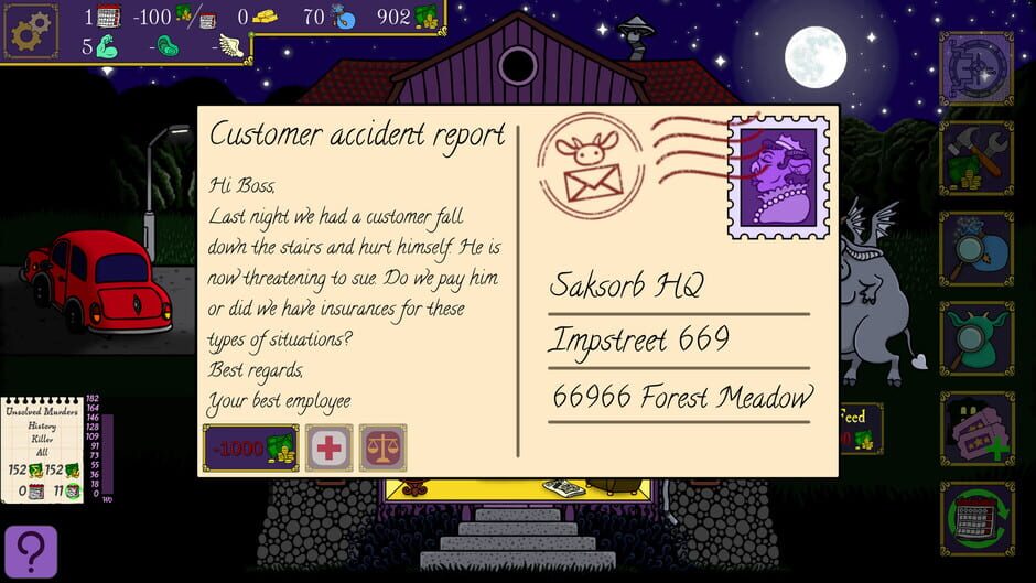 สกรีนช็อตจาก Spooky Mansion Manager (รูปที่ 12)