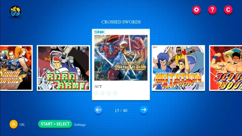 Neo Geo Mini 国际版 screenshot 1