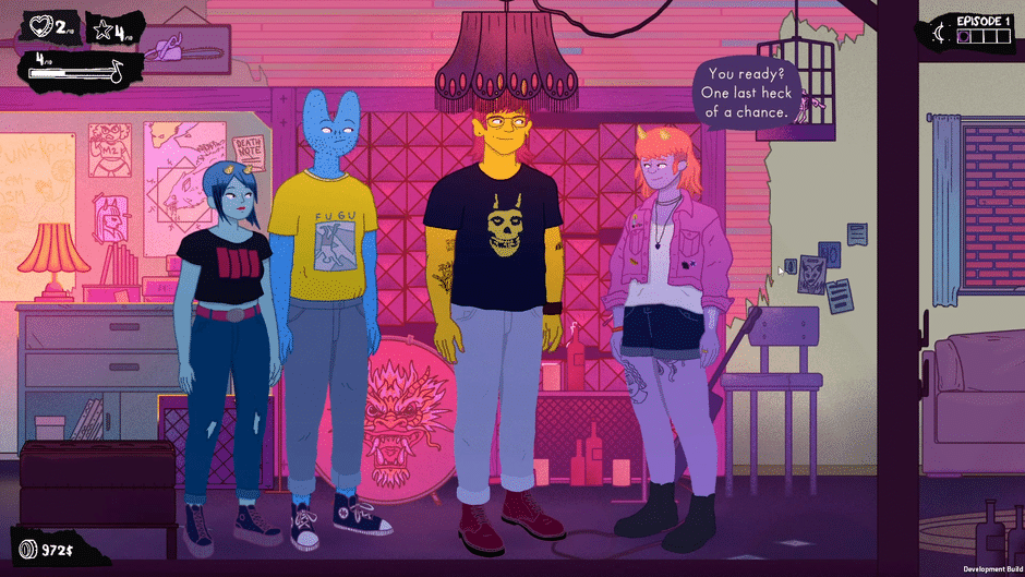 Dead Pets: A Punk Rock Slice of Life Sim Screenshot