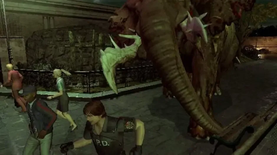 Skärmbild 1 från Resident Evil Outbreak File #2
