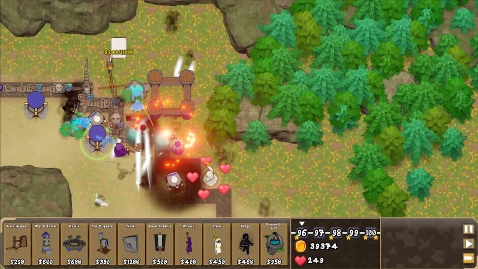 Knights vs Nature Screenshot