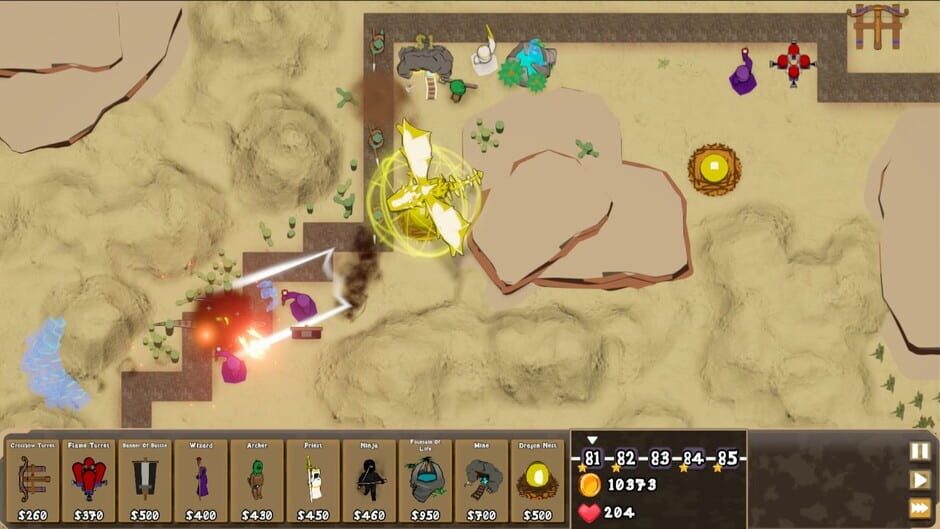 Knights vs Nature Screenshot