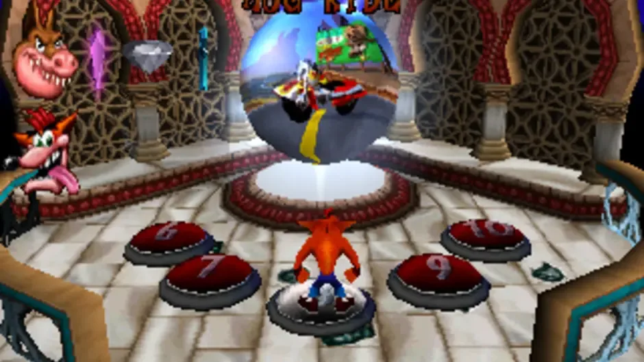 Crash Bandicoot: Warped, captura de tela 3