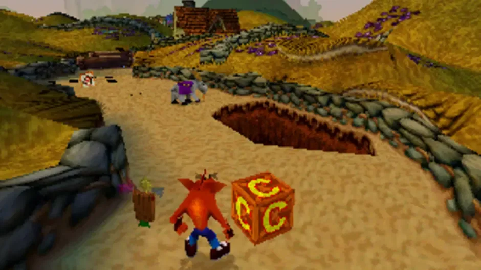 Crash Bandicoot: Warped, captura de tela 2