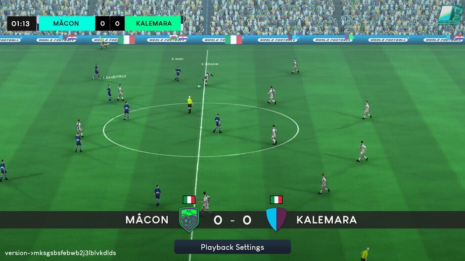 WFO World Football Online Screenshot