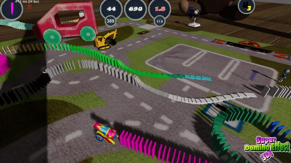 สกรีนช็อตจาก Super Domino Effect 3D (รูปที่ 6)