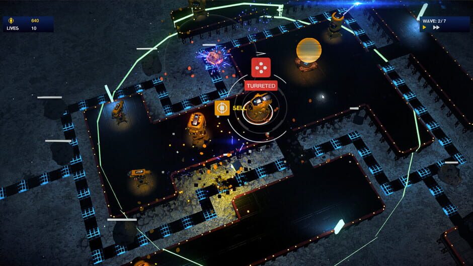 สกรีนช็อตจาก Space Gold Rush TD (รูปที่ 4)