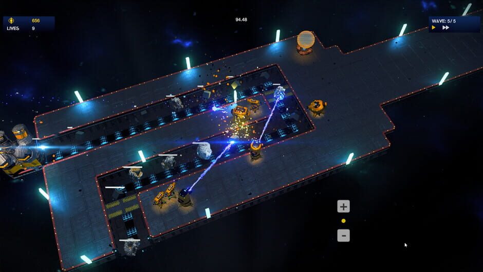 สกรีนช็อตจาก Space Gold Rush TD (รูปที่ 2)