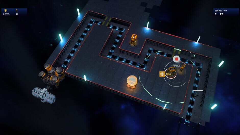 สกรีนช็อตจาก Space Gold Rush TD (รูปที่ 3)