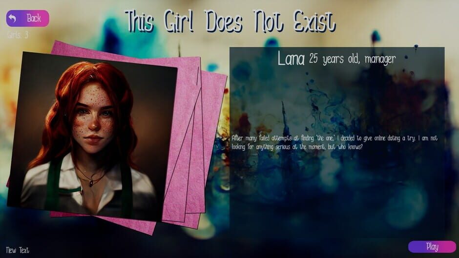 This Girl Does Not Exist Screenshot