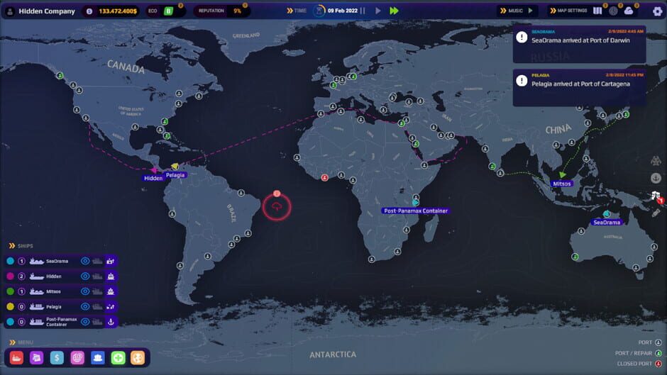 SeaOrama: World of Shipping Screenshot