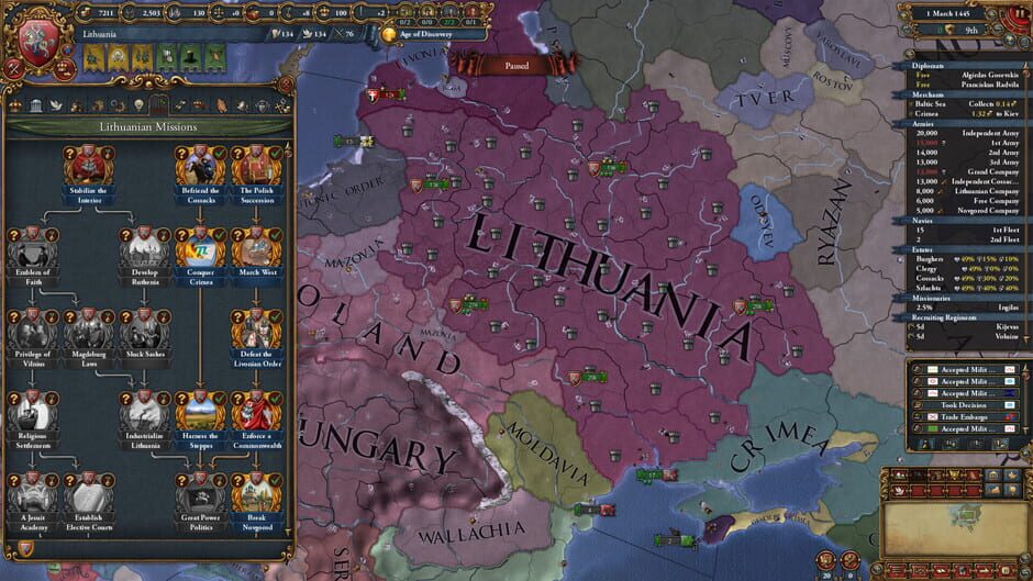 Europa Universalis IV: Lions of the North Screenshot