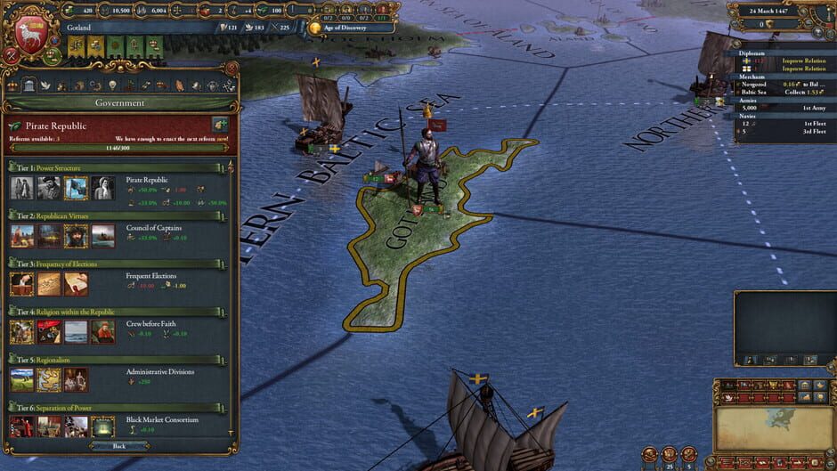 Europa Universalis IV: Lions of the North Screenshot