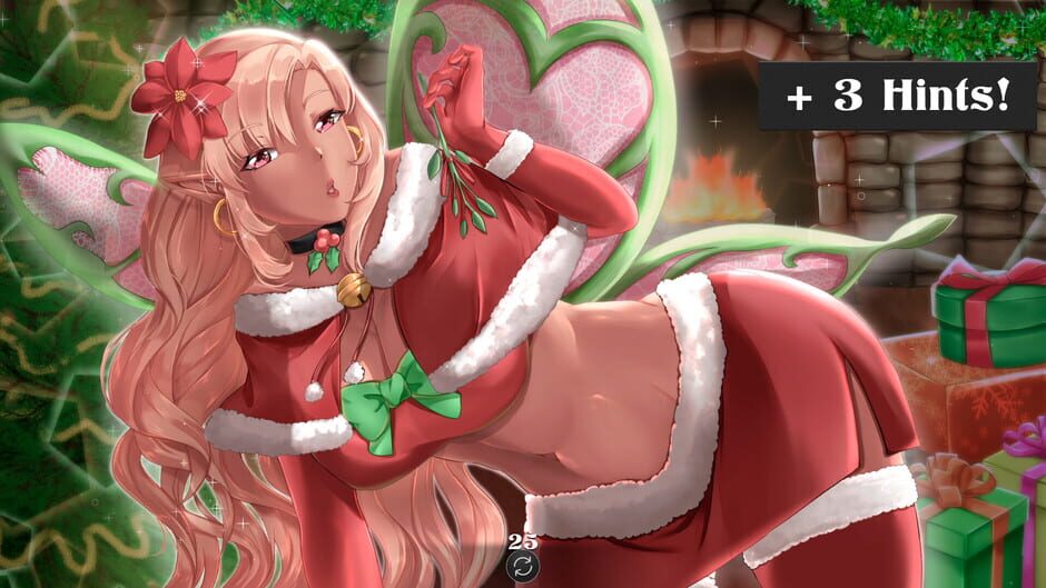 Elves Christmas Hentai Puzzle Screenshot