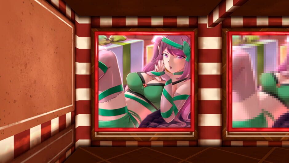Elves Christmas Hentai Puzzle Screenshot
