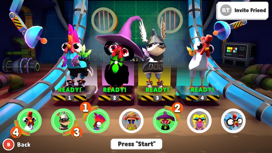 Chickenoidz Super Party Screenshot