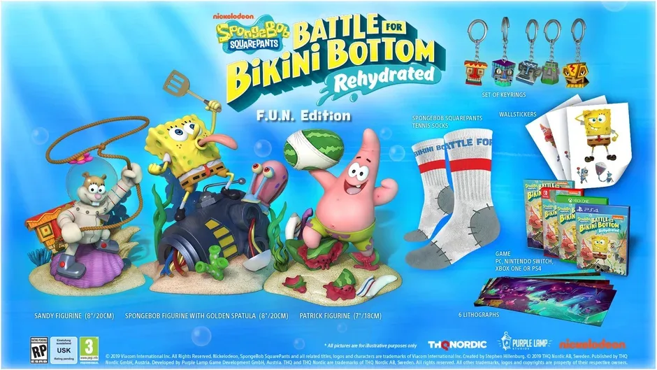 Spongebob SquarePants: Battle for Bikini Bottom - Rehydrated: F.U.N. Edition media