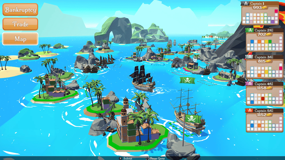 Piratepoly Gold: Caribbean Treasure Screenshot