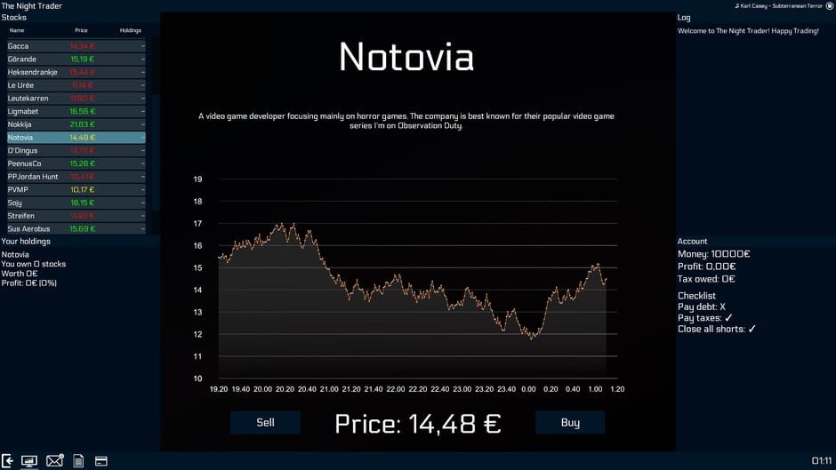 Trader of the Night Screenshot