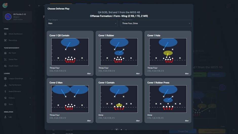 Football Coach: College Dynasty Screenshot